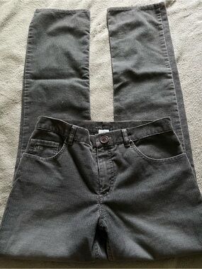 Marc Jacobs Charcoal Gray Corduroy Boot Cut Pants